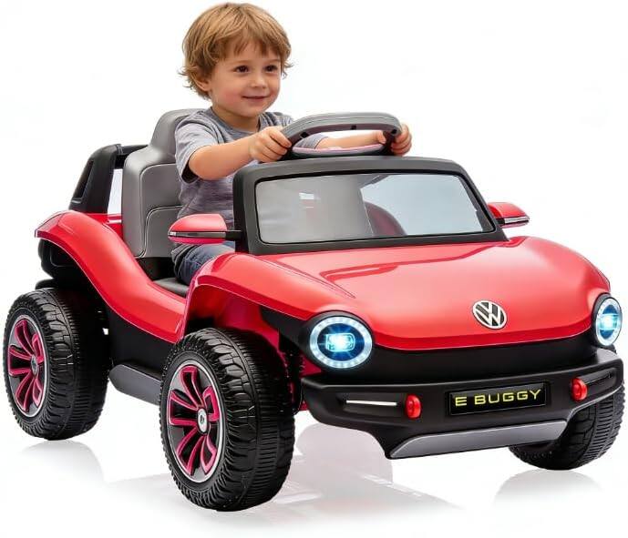 Front. Homhougo - 12V Kids Ride On Toy Car, Remote Control, Electric Vehicle Gift for Children.