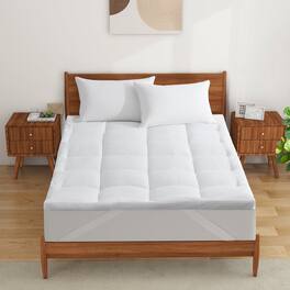 Peace Nest - Plush 3" Down Alternative Mattress Topper - King - White