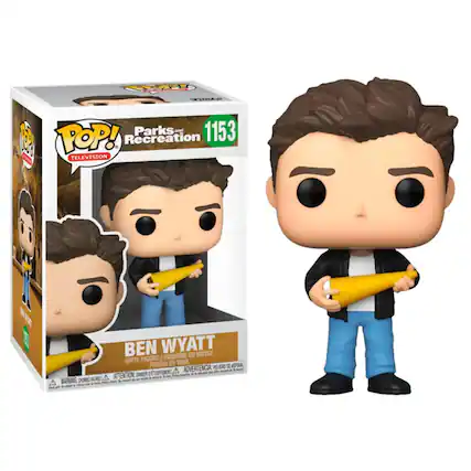 Parks and Recreation
1153
TELEVISION
BEN WYATT
VINYL FIGURE / FIGURINE EN VINYLE / FIGURA DE VINIL / FIGURA DE VINIL
WARNING: CHOKING HAZARD - SMALL PARTS. NOT FOR CHILDREN UNDER 3 YEARS.
ATTENTION: DANGER DE DETOUFEMENT - PETITS OBJETS. NE PAS LAISSER JEU DES ENFANTS DE MOINS DE 3 ANS.
ADVERTENCIA: PELIGRO DE ASFIXIA - PEQUEÑOS OBJETOS. NO ACONDICIONADO PARA NIÑOS MENORES DE 3 AÑOS.