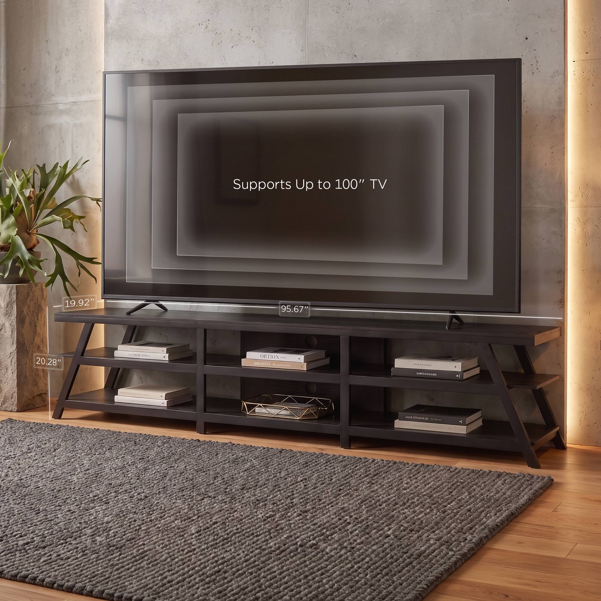 Supports Up to 100" TV

19.92
95.67
20.28

-CHERTAN-
ORTION MONER
CONSERVISION SARTEREKING
4
ANDICITRADOKAL