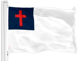 G128 - Christian Cross Flag 150D Polyester 3 x 5 ft - Assorted Colors
