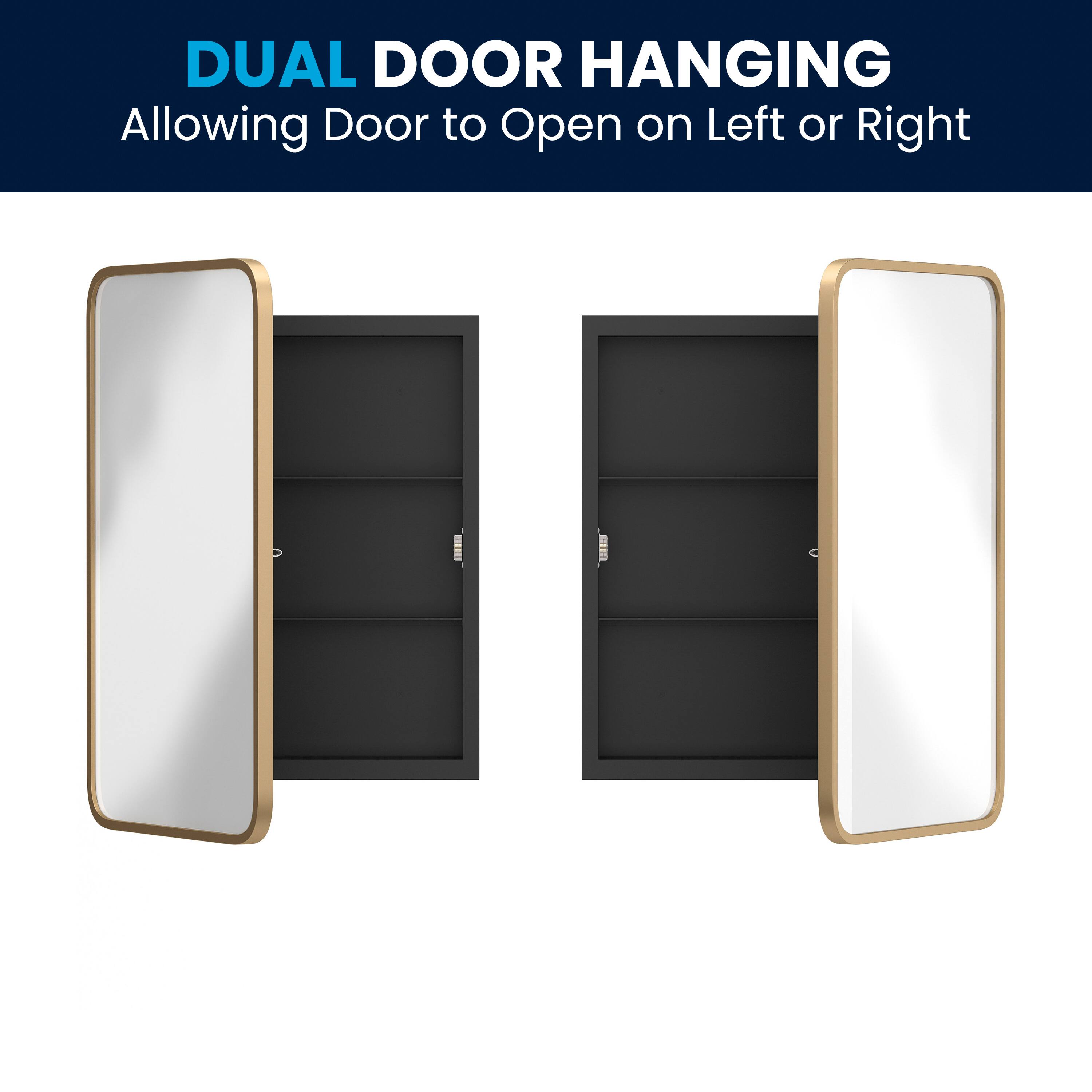 DUAL DOOR HANGING  
Allowing Door to Open on Left or Right