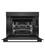 Alt View 11. Fisher & Paykel - 30" 3 Cu. Ft. Single Combination Steam Oven, 6.8" Touchscreen - Minimal Black (Soft Black) - Black.