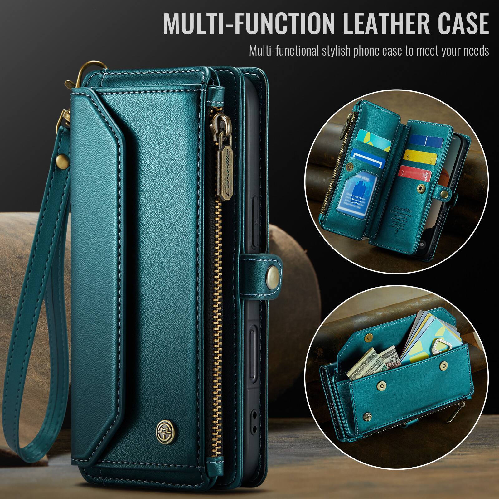 MULTI-FUNCTION LEATHER CASE  
Multi-functional stylish phone case to meet your needs
