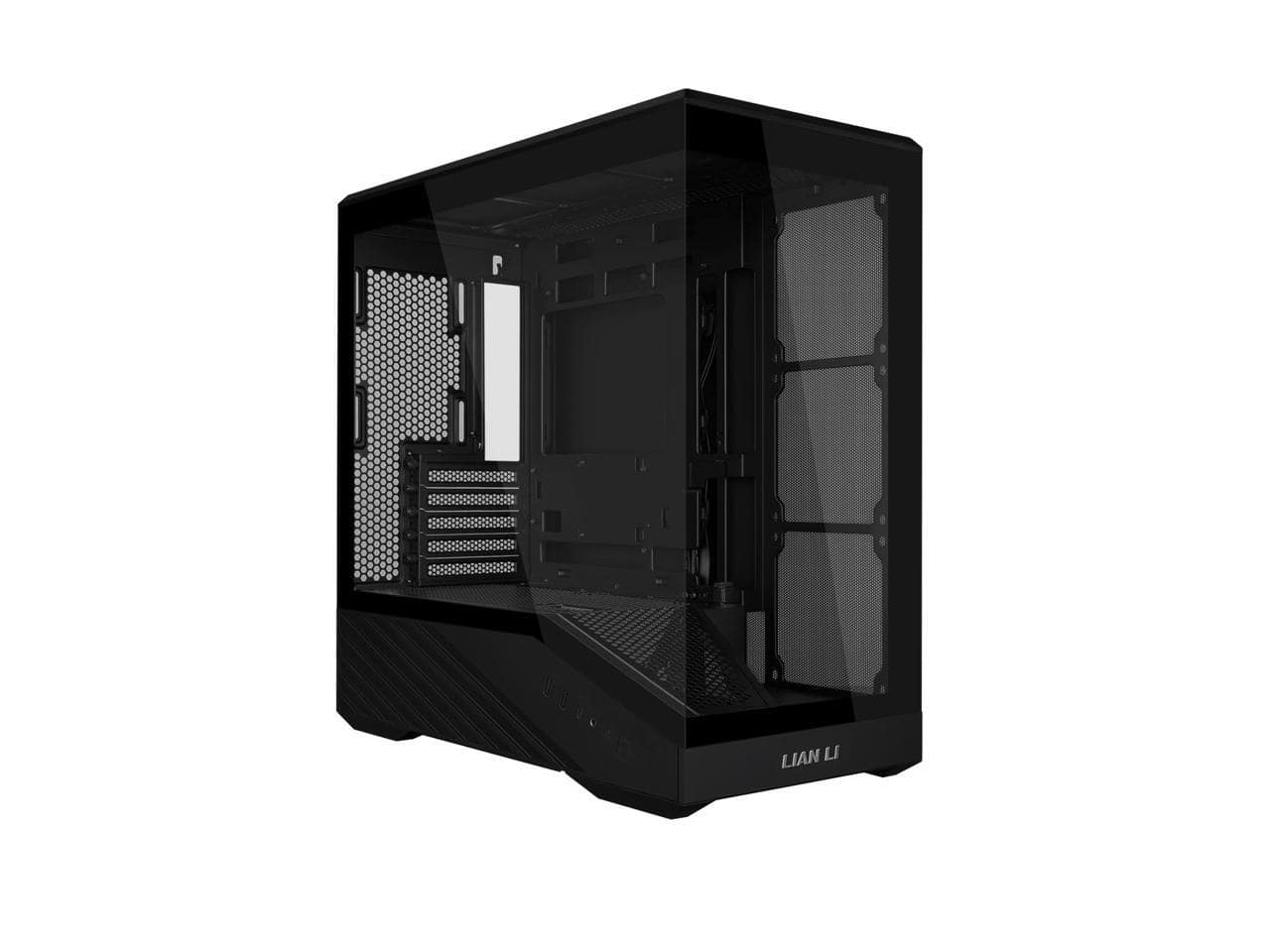 Lian Li - Vector V100 MINI Micro-ATX Compact PC Case, Panoramic Tempered Glass, 415mm GPUs, 360mm Radiator-V100MIX - Black