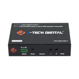 J-Tech Digital - 1080P 60Hz HDMI H.264 Encoder for AV over IP System - Black