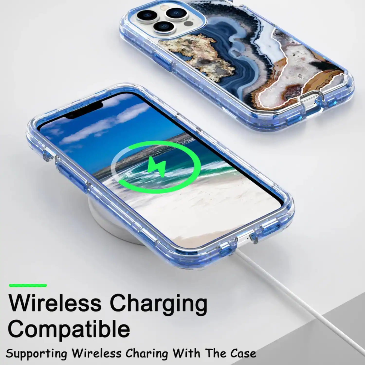 Wireless Charging Compatible  
Supporting Wireless Charging With The Case