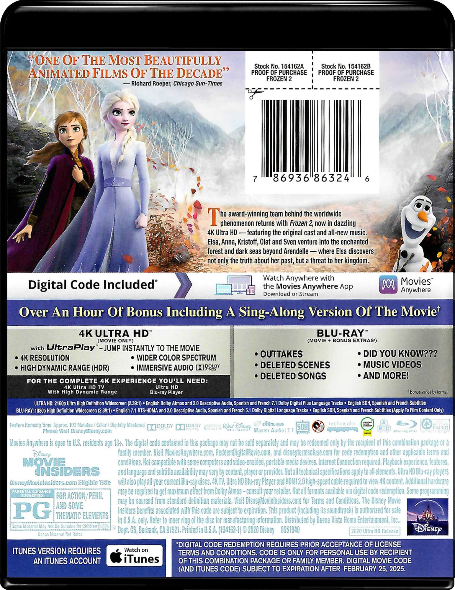 Alt View 1. Frozen II   - 4K Blu-Ray.