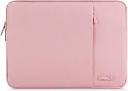 mosiso - Laptop Case 13-13.3 inch Laptop Sleeve Fit with MacBook Air/Pro 13/Pro 14 HP Dell ASUS Lenovo Sleeve Bag with Pocket - Pink