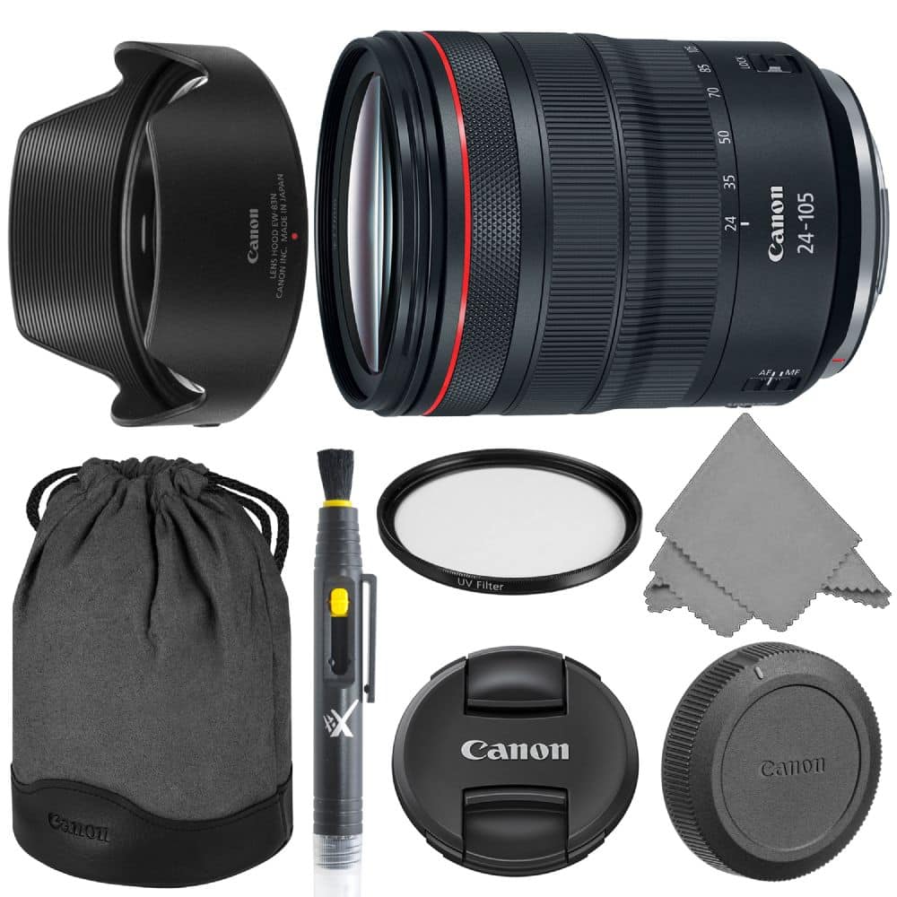 Canon - RF 24-105mm f/4L IS USM Lens 2963C002 - Full-Frame Mirrorless, AOM Starter Bundle price history on PriceWatchPro