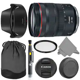 Canon - RF 24-105mm f/4L IS USM Lens 2963C002 - Full-Frame Mirrorless, AOM Starter Bundle