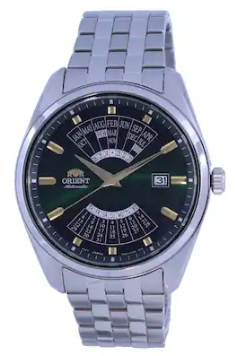 Orient - Multi Year Calendar Analog Stainless Steel Automatic RA-BA0002E10B RA-BA0002E30B Men's Watch - Green