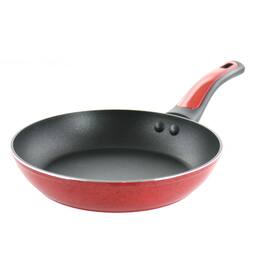 Oster - Claybon 8 Inch Nonstick Frying Pan in Speckled - Red
