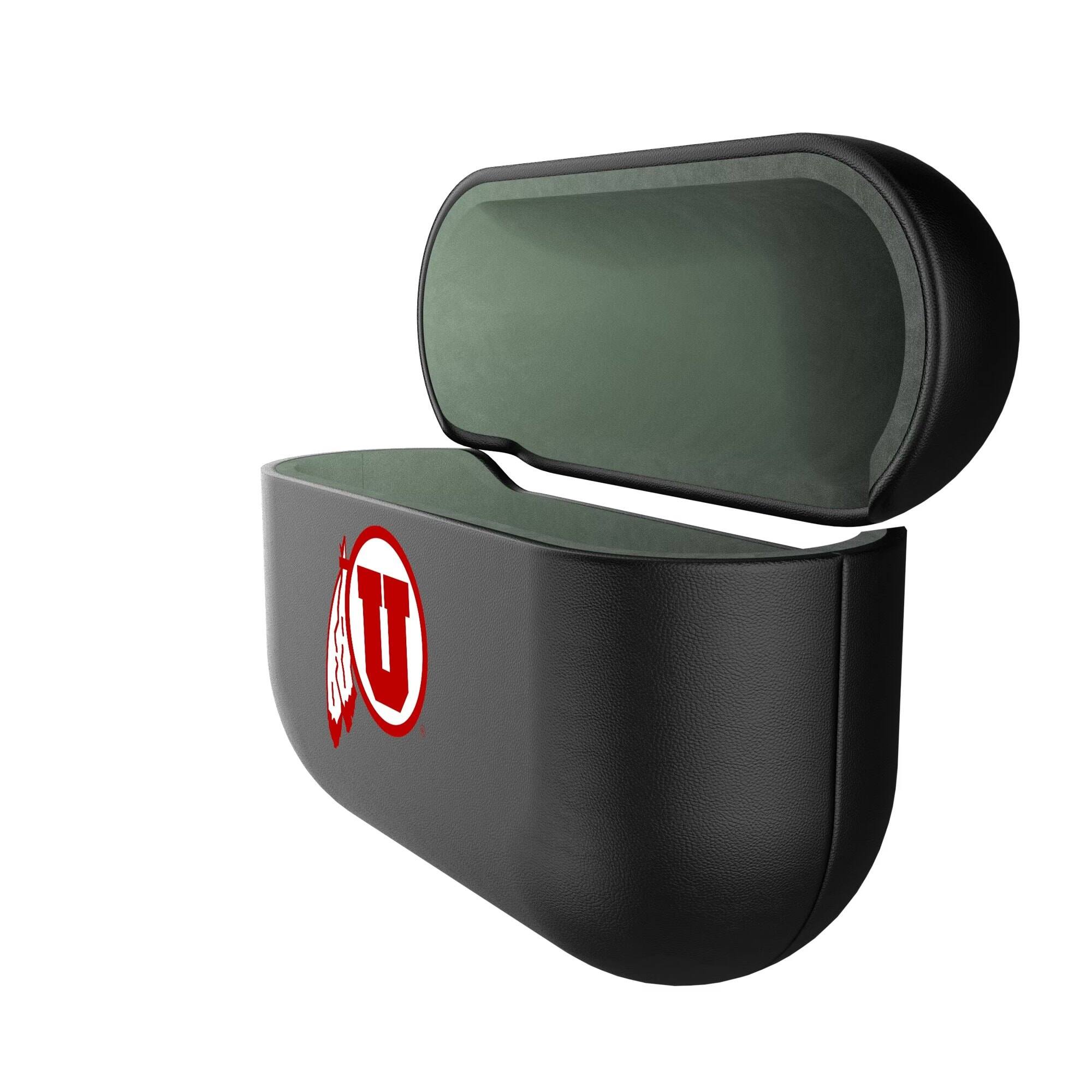 Alt View 1. Keyscaper - Utah Utes Utah Utes Insignia 1st Gen AirPods Pro Case Cover - Black.