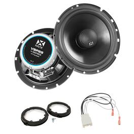 NVX - 2021-2025 Ford Bronco Sport - 6.5-Inch V-Series Front Speaker Upgrade Kit - Black