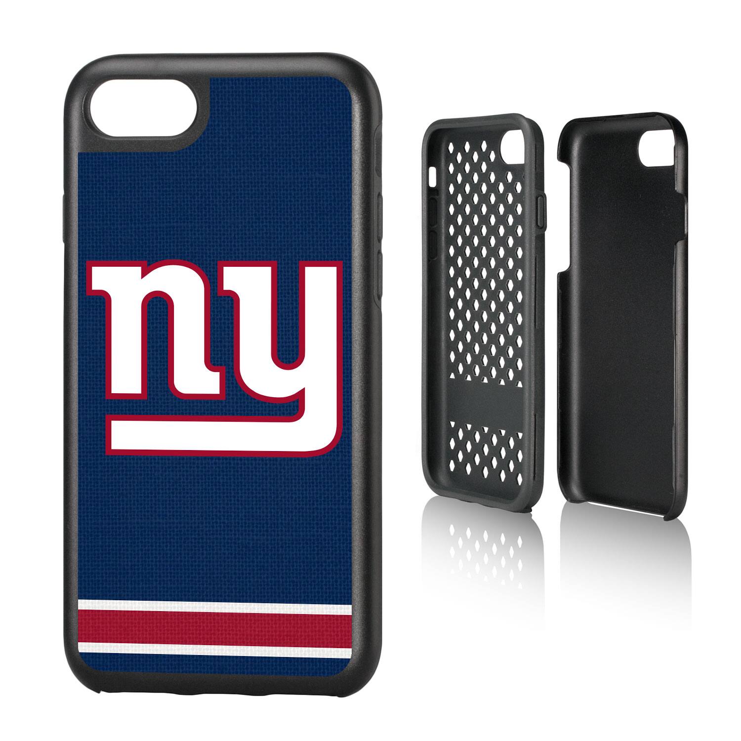 Alt View 3. Keyscaper - New York Giants iPhone Rugged Stripe Design Case - 15 Pro Max - Multicolor.