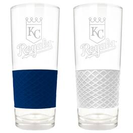 Great American Products - Kansas City Royals 22oz. Logo Score Pint Glass Two-Piece Set - Multicolor