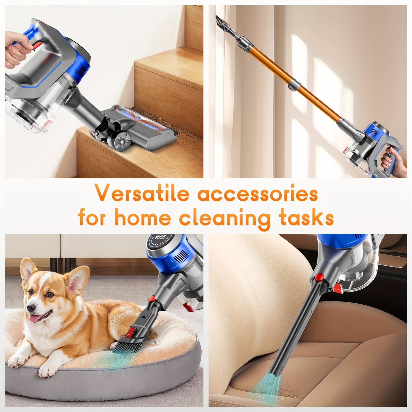 Versatile accessories for home cleaning tasks