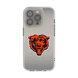 Keyscaper - NFL - Chicago Bears Linen Logo iPhone Clear Case - 14 - Multicolor