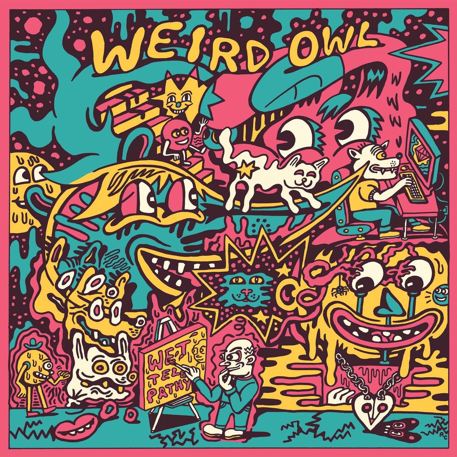 Weird Owl - Wet Telepathy   - VINYL LP