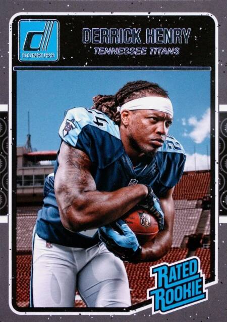 DONRUSS  
DERRICK HENRY  
TENNESSEE TITANS  
NFL  
RATED ROOKIE