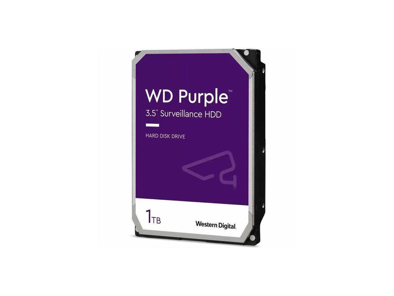 Western Digital 1TB WD Purple Surveillance Internal Hard Drive HDD