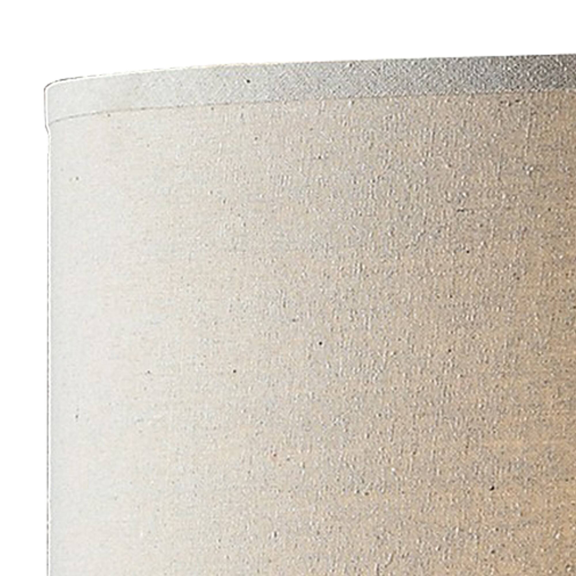 Angle. Manhattan Lane - 31 Inch Table Lamp, Classic Drum Fabric Shade, Modern Metal Base - Bronze, Brown.