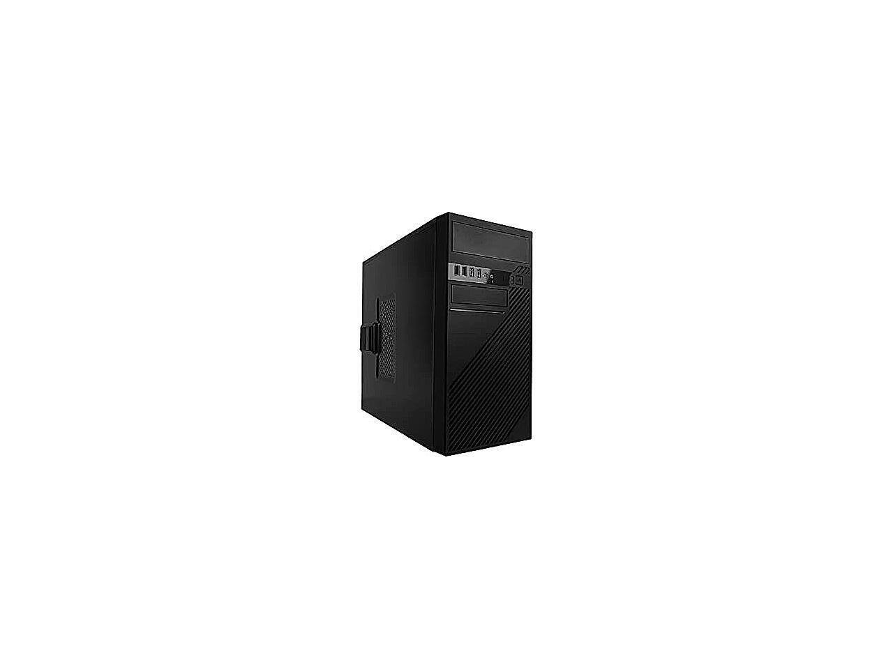 Angle. In Win - IN WIN EFS712 EFS712.CQ450TB3 Black Micro ATX Mini Tower Computer Case  5.25X1 3.5X1 BLACK - Black.