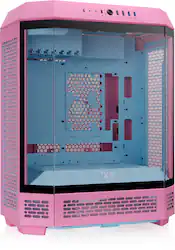 Thermaltake - The Tower 600 Mid Tower ATX PC Case - Bubble Pink - Front_Zoom