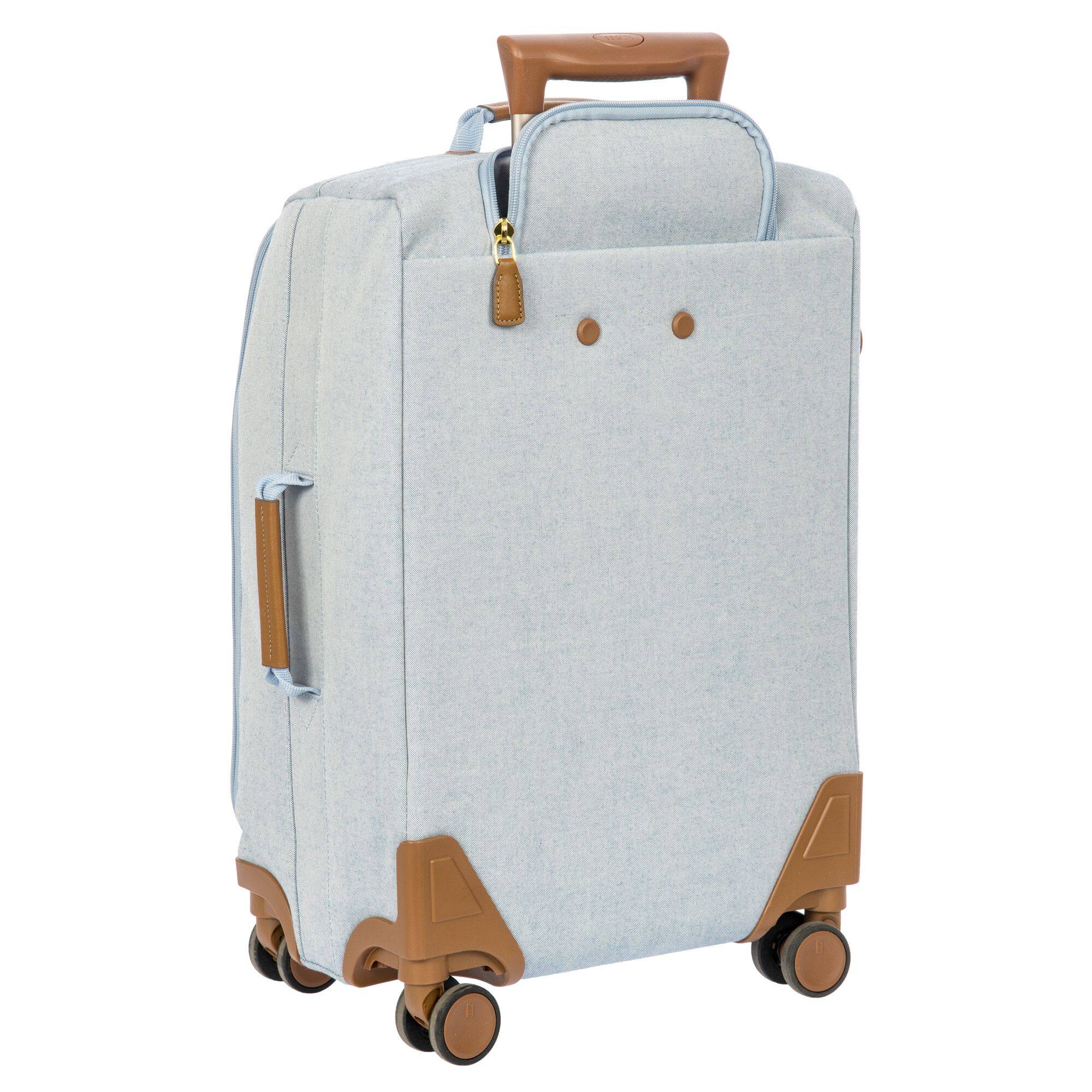 Left. Bric's - Volterra 21" Carry On Spinner Luggage - Ocean.