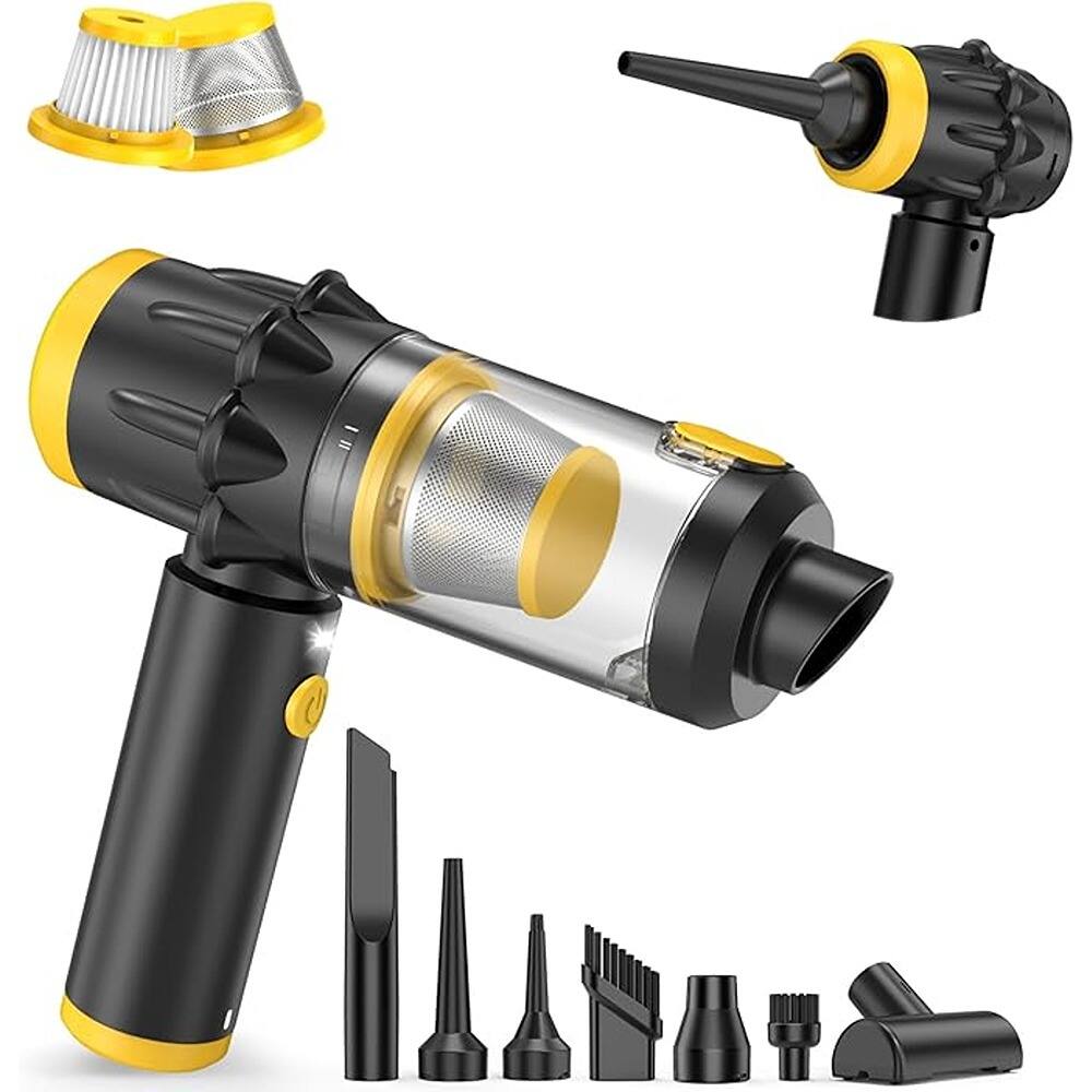 Front. ACJPR - Handheld Car Vacuum Cleaner, 20000PA Vacuum Cordless with Brushless Motor,.