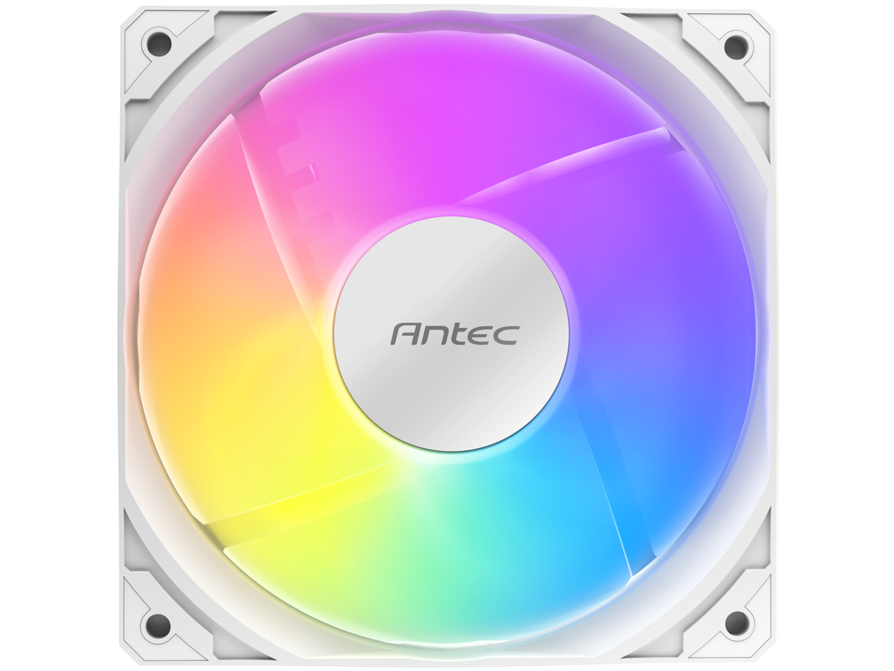 Alt View 3. Antec - Antec Luna 360 ARGB White AIO CPU Cooler, 3x120mm PWM Fans, Infinity Mirror Head, Intel LGA 1700/1851 & AMD AM4/AM5 - White.