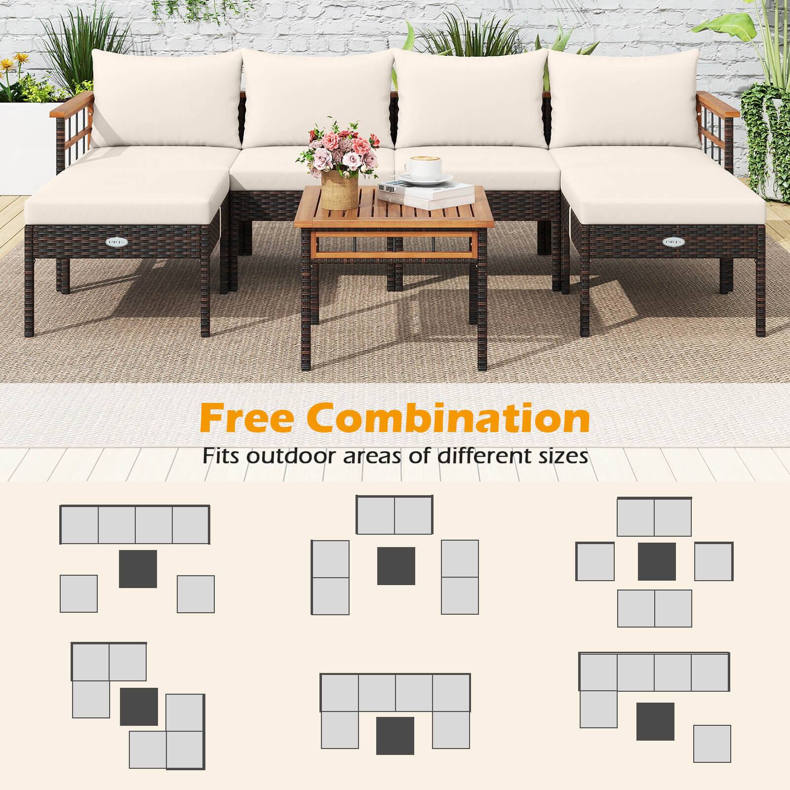Free Combination  
Fits outdoor areas of different sizes