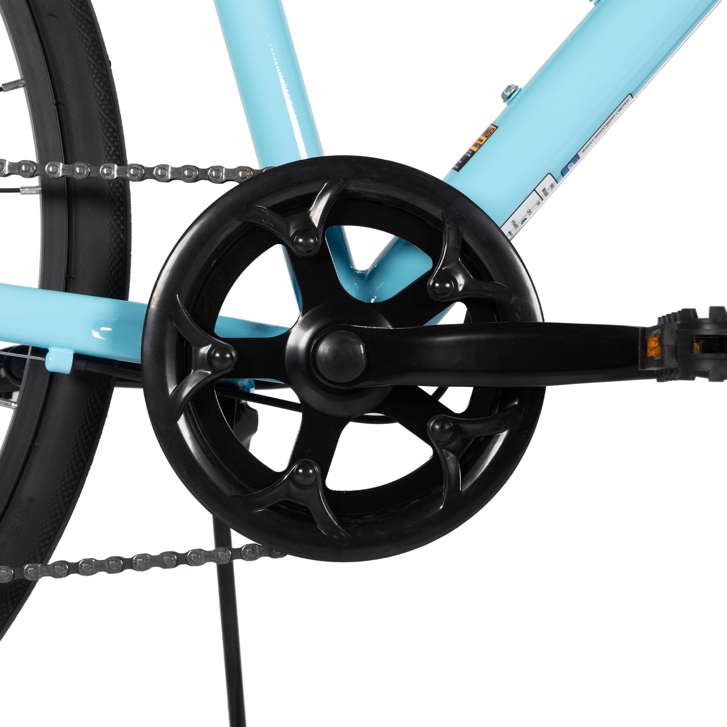 Alt View 6. HILAND - HILAND Velo 700C Hybrid Bike - City Bicycle for Men Women - Blue - L Size - Blue.