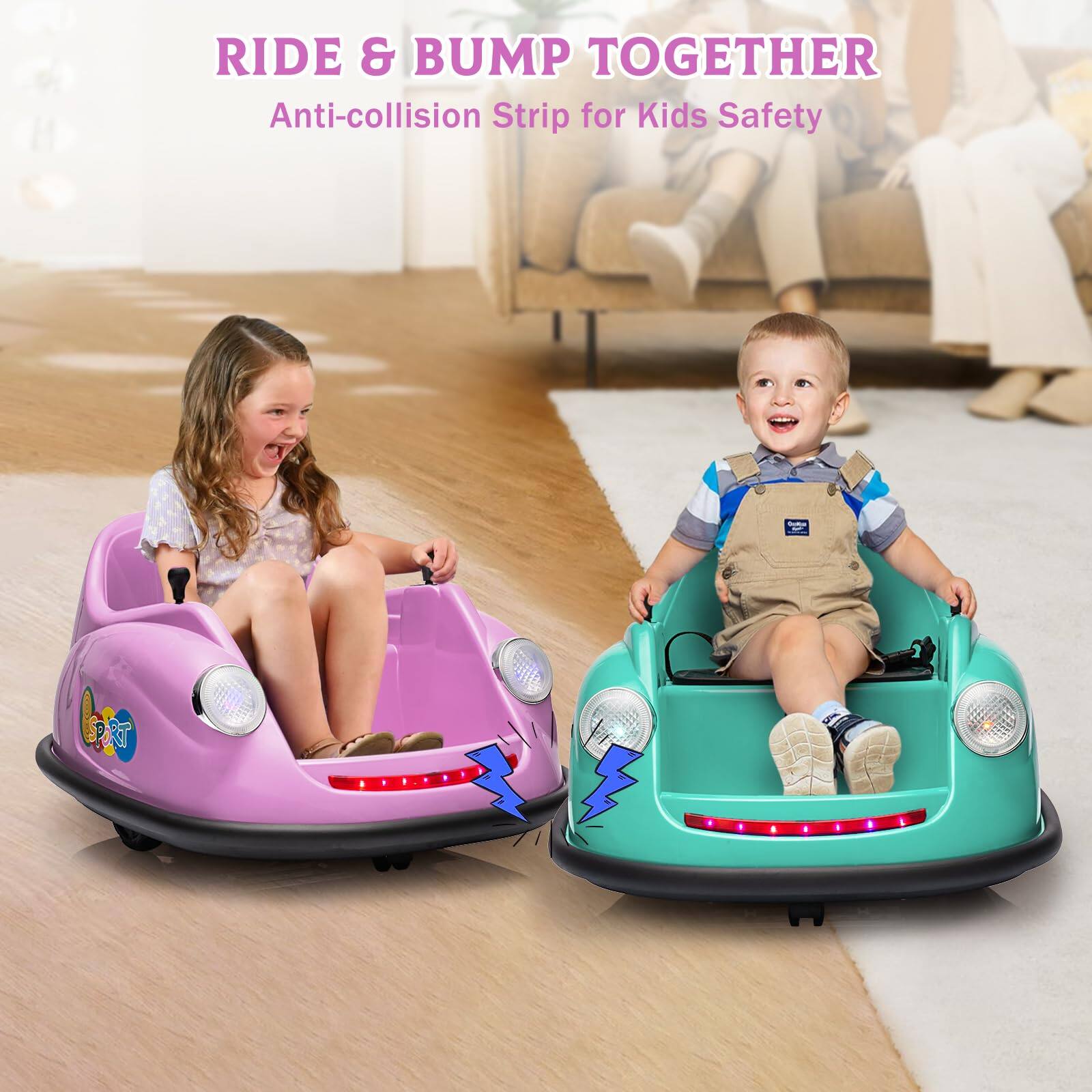 RIDE & BUMP TOGETHER  
Anti-collision Strip for Kids Safety