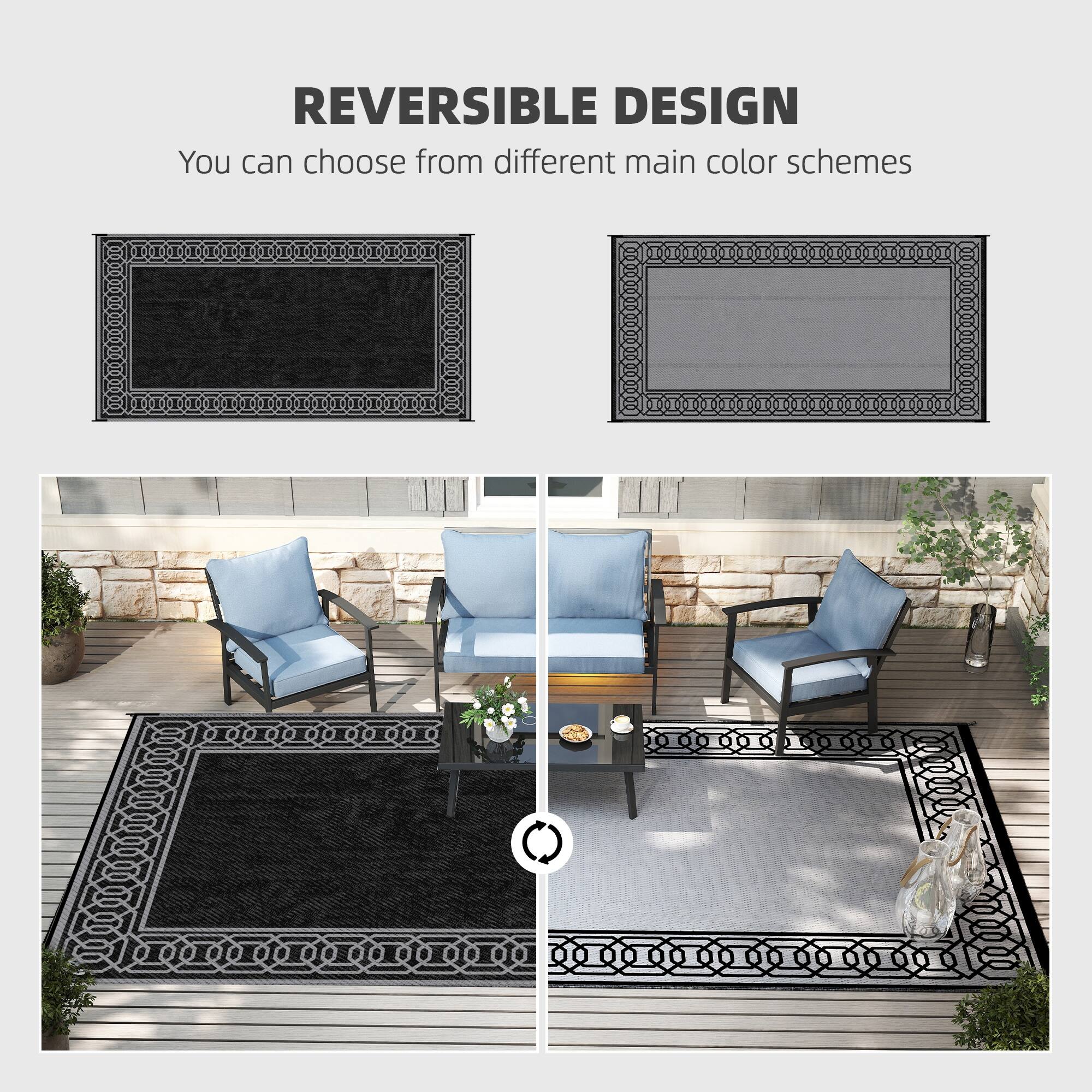 REVERSIBLE DESIGN  
You can choose from different main color schemes