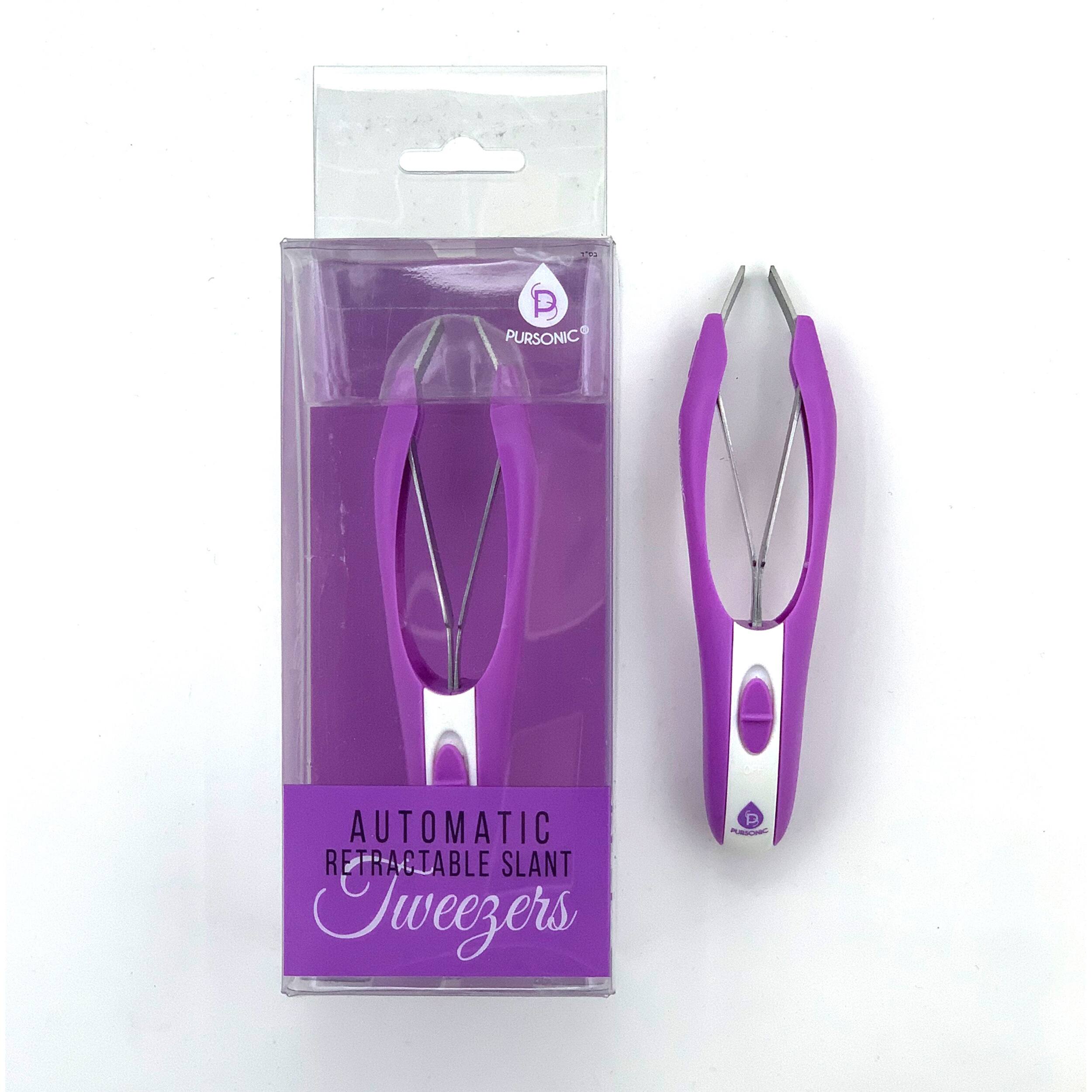 P PURSONIC AUTOMATIC RETRACTABLE SLANT Tweezers