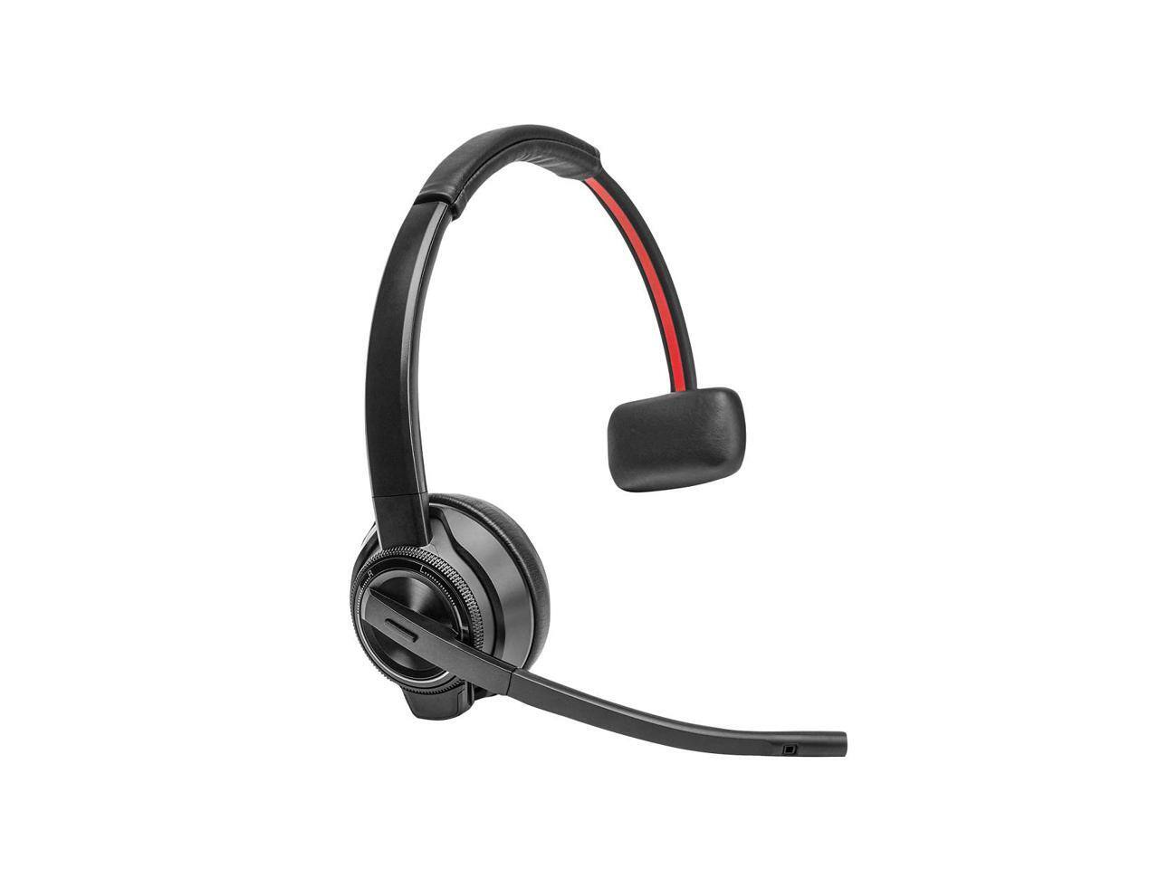 Alt View 5. HP - Poly Savi 8410 Office Monaural Microsoft Teams Certified DECT 1920-1930 MHz Noise cancelling Headset.