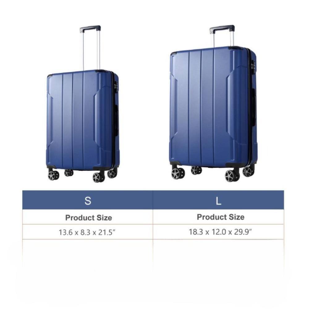 S  
Product Size: 13.6 x 8.3 x 21.5"  

L  
Product Size: 18.3 x 12.0 x 29.9"