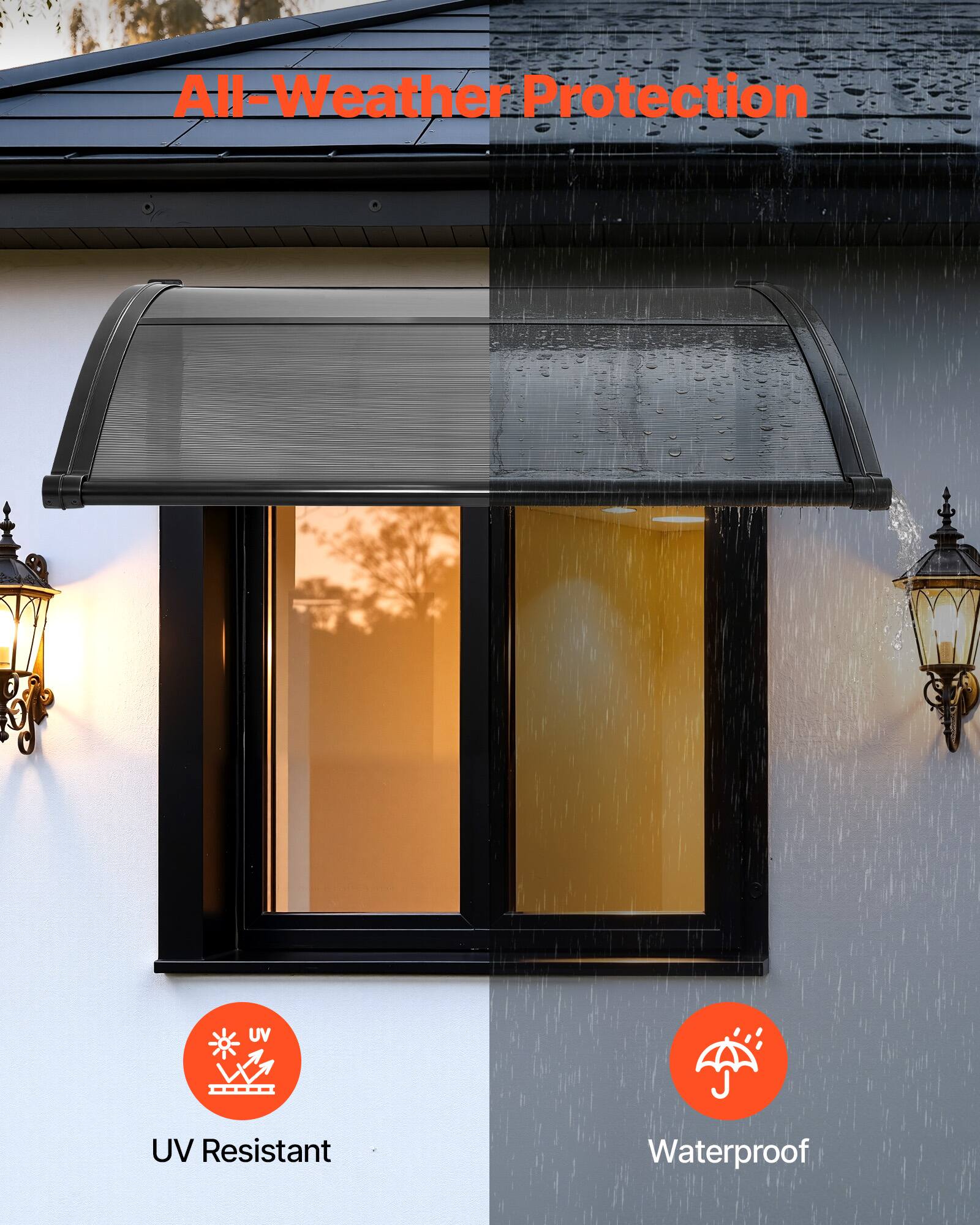 All-Weather Protection

UV Resistant

Waterproof