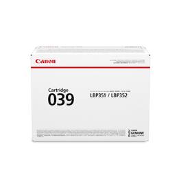 Canon - Genuine 039 Black Toner Cartridge Compatible with LBP351dn, LBP352dn