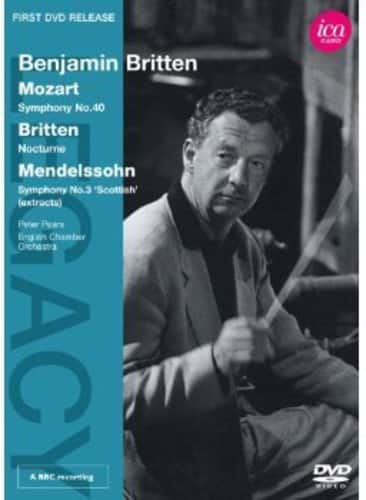 Peter Pears - Legacy: Benjamin Britten  - DVD