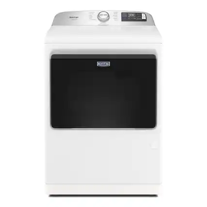 Maytag - 7.4 Cu Ft. Smart Gas Dryer with Pet Pro Option and Extra Power - White