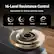 16-Level Resistance Control
Appropriate for diverse exercise needs.
1-4 Warm-up
5-8 Hiking
9-12 Running
12-16 High-intensity
TENSION