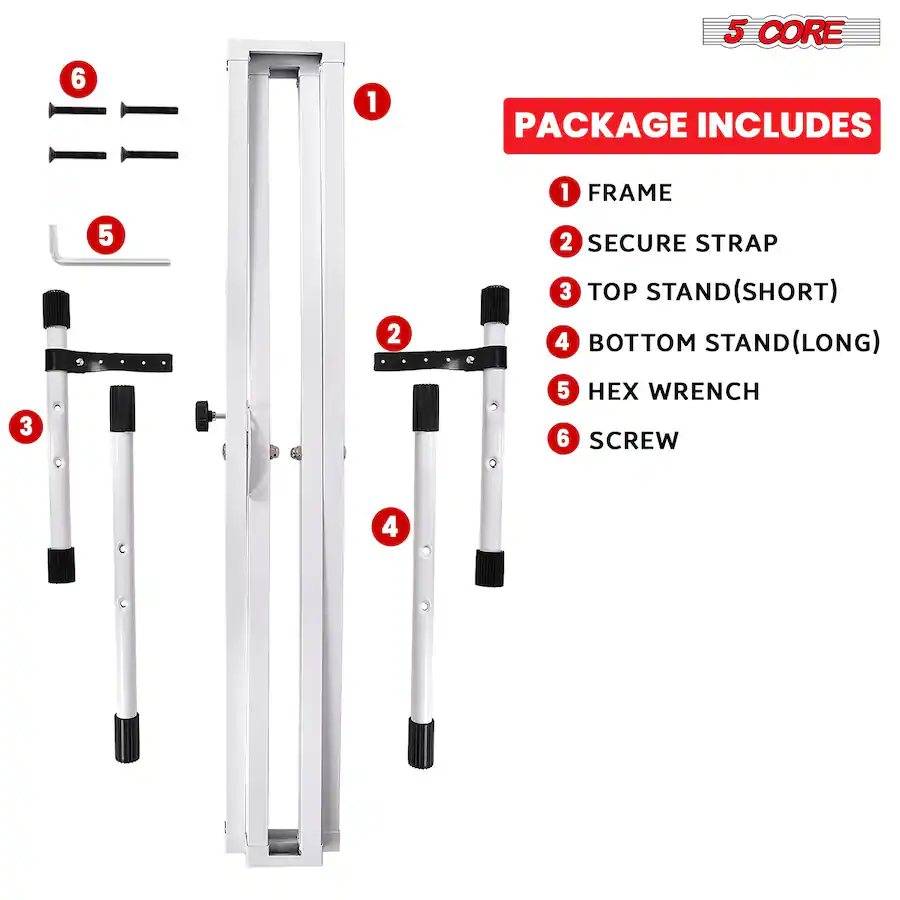 Key Note Stand 5 CORE Keyboard Stand Dual X Shape Adjustable Foldable Portable Key ...