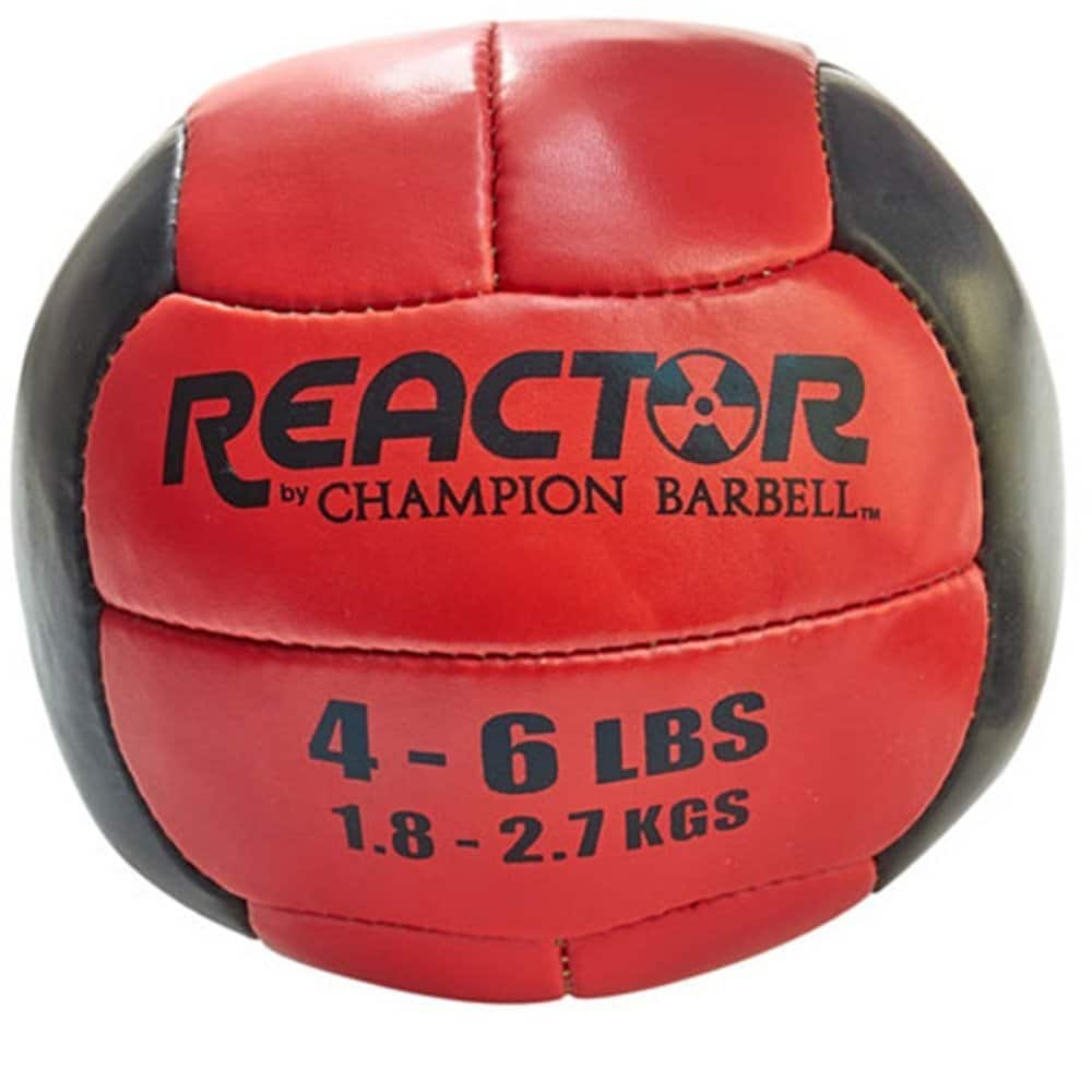 Amber Sporting Goods - Champion Barbell Medicine Ball, 4-6 lb. - Red price history on PriceWatchPro