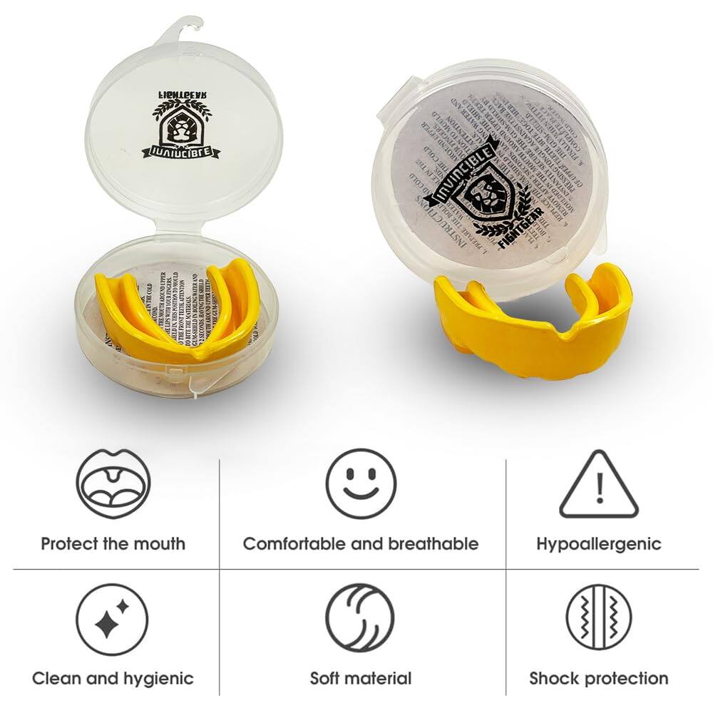 FIGHTGEAR VB IUAIUCIBrE 7PR OMKLS 2.0O TKS 1 INCERL ATIATION i ANN LPTR I FEOLION H ATRES RILN  SNOCTE adin I MTT MIDI   CHR ESECONDL E CY L HERENTO SHELD PULIU NAFER UPPER TOMOULD ATTENTION JIL EPPER EOGA TRO ALA UNG AGAENST BITE GUM COMPLETI ARDENDUFPER oD TONGUE ZH SHE THE SECUNDS HETIEn AT INVINCIBLE u THE PRESSING NDCOLD ATEA AFTEN SOFLDEDENTE NT WATEE DRTS REPL INSTRUCTIONS JIFI PREPAR I6NTGEAR TL.M TEET JOLE uI d ! Protect the mouth Comfortable and breathable Hypoallergenic Clean and hygienic Soft material Shock protection