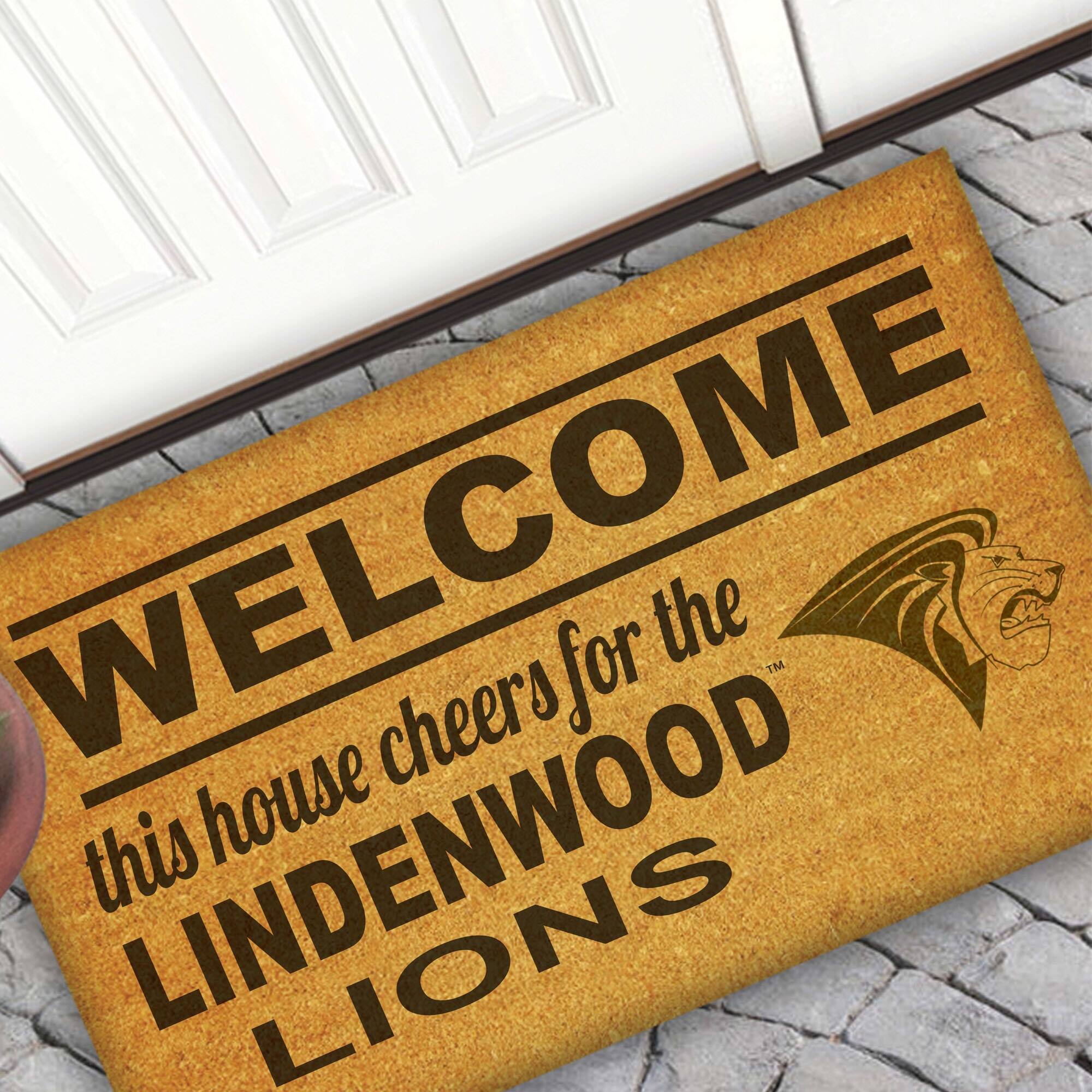 WELCOME  
this house cheers for the  
LINDENWOOD LIONS