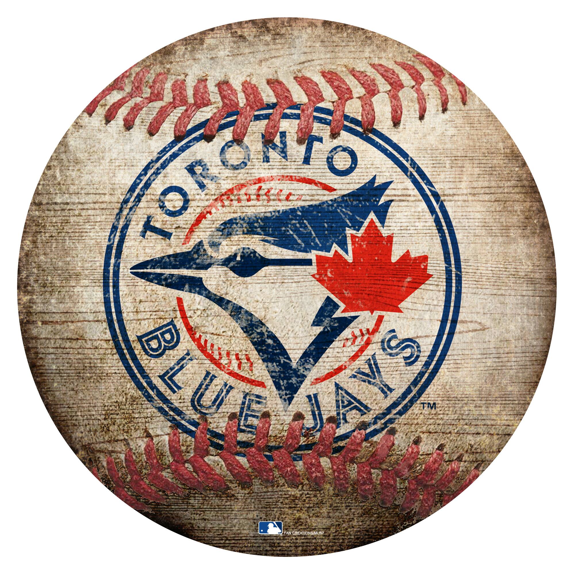 Toronto Blue Jays 12'' x 12'' Baseball Sign
