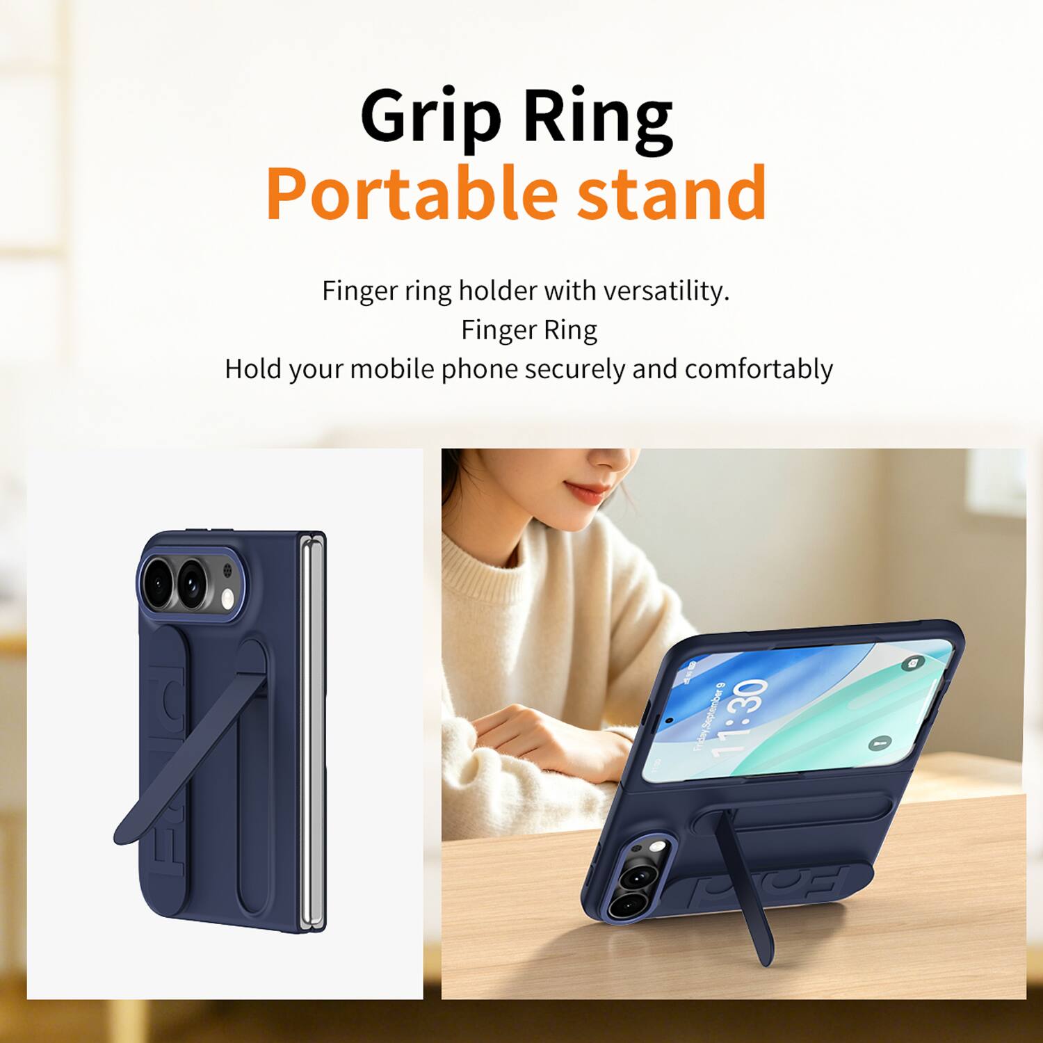 Grip Ring Portable stand

Finger ring holder with versatility. Finger Ring Hold your mobile phone securely and comfortably

September 11:30 30 Friday 1 P CH